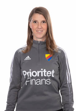 Djurgårdens Fysio Anna Kellermalm Fallby poserar för ett porträtt den 28 februari 2022 i Stockholm.