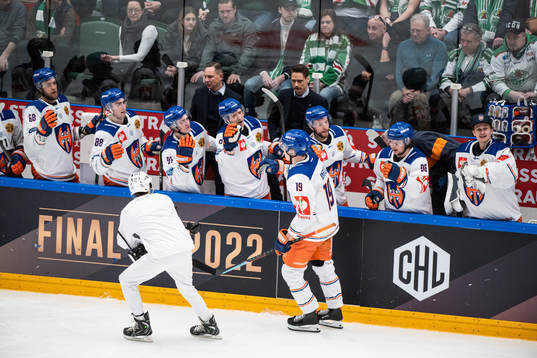 Waltteri Merelä of Tappara celebrates