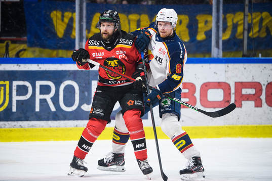 Luleås Pontus Själin och Djurgårdens Linus Arnesson