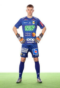Varbergs Viktor Dryselius poserar för ett porträtt den 2 mars 2022 i Varberg.