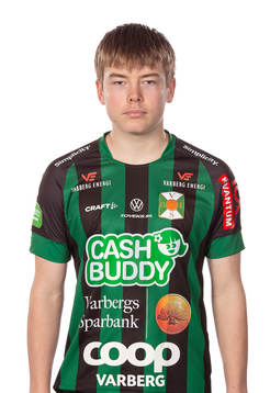 Varbergs Gustav Bendrik poserar för ett porträtt den 2 mars 2022 i Varberg.