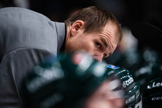 Färjestads tränare Johan Pennerborn