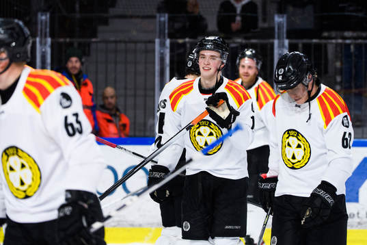 Brynäs Noel Gunler jublar