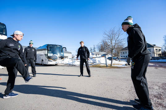 Färjestads Marcus Nilsson, Mattias Göransson, Adam