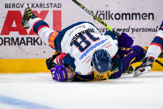 Linköpings Alexander Johansson och Färjestads Pontus