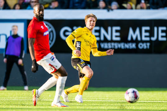 Degerfors Ronald Mukiibi och Elfsborgs Oliver Zandén