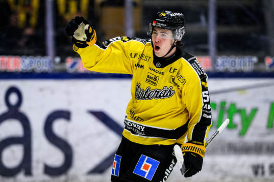 Västerås Alexander Lunsjö jublar