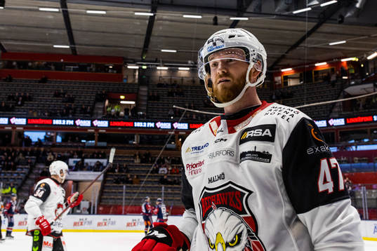 Malmö Redhawks Joakim Ryan jublar