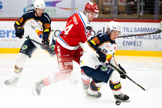 Timrås Erik Walli Walterholm och Djurgårdens Manuel Ågren