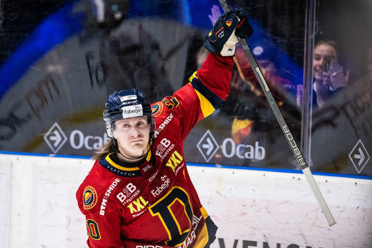 Djurgårdens Marcus Sörensen jublar