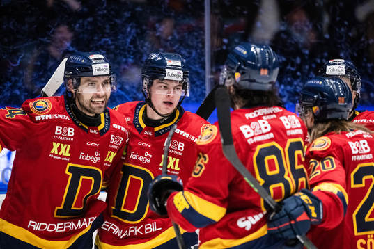 Djurgårdens Filip Cederqvist jublar