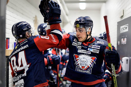 Linköpings Max Lindroth jublar