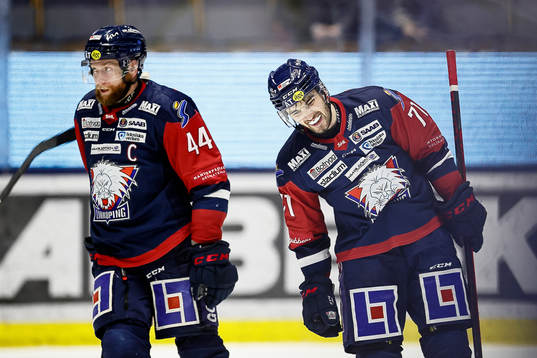 Linköpings Robert Lantosi jublar