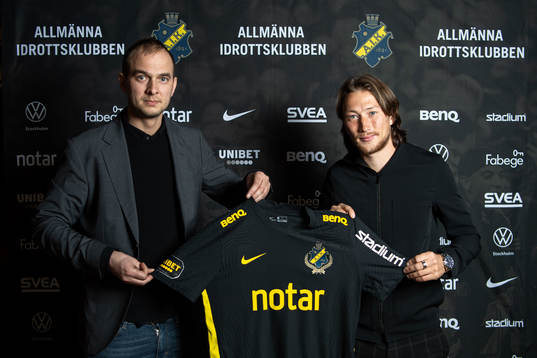 Sportchef Henrik Jurelius och Axel Björnström