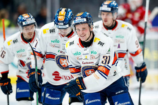 Växjös Olle Lycksell jublar