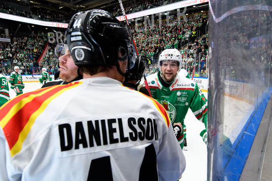 Brynäs Nicklas Danielsson och Rögles Lucas