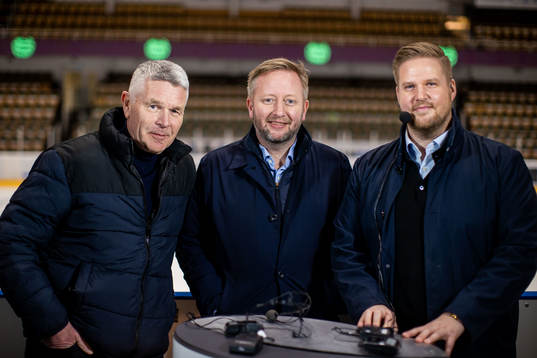 Cmores kommentatorer Harald Lückner, Fredrik Söderström,