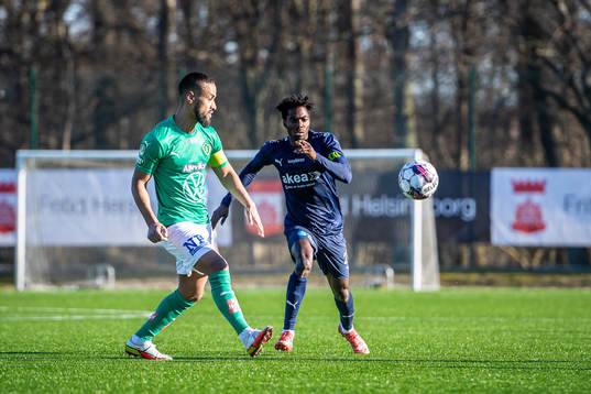 Jönköpings Junes Barny och Helsingborgs Benjamin Acquah
