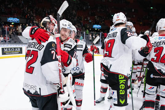 Malmö Redhawks målvakt Daniel Marmenlind och Pathrik