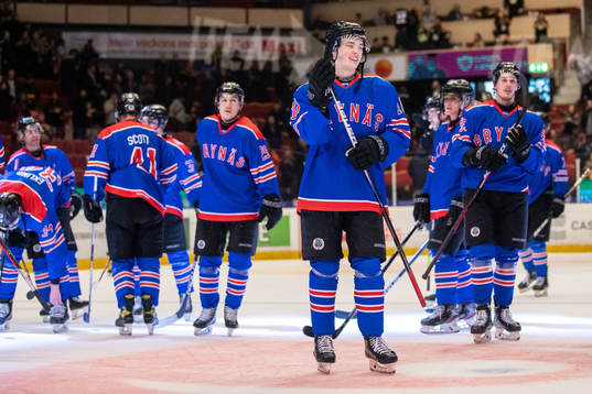 Brynäs Noel Gunler jublar