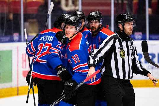 Brynäs Noel Gunler jublar