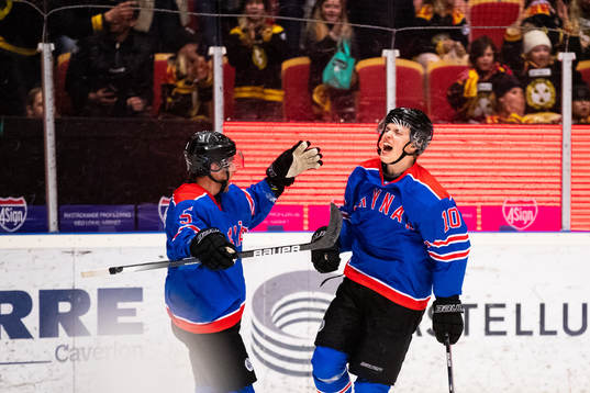 Brynäs Noel Gunler jublar