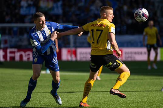 IFK Göteborgs Calle Johansson och Elfsborgs Per Frick