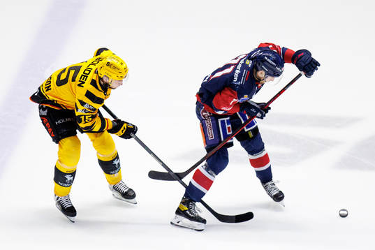 Skellefteås Melker Karlsson och Linköpings Robert Lantosi