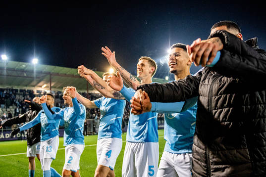 Malmös spelare jublar