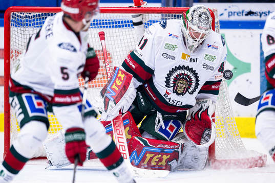 Frölundas målvakt Niklas Rubin