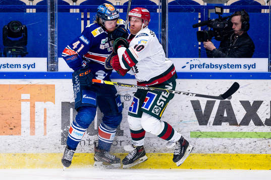 Växjös Ludvig Nilsson  och Frölundas Jens Olsson