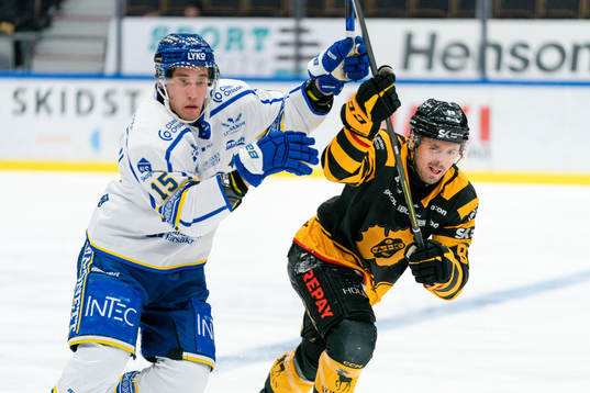 Leksands Max Veronneau och Skellefteås Jayce Hawryluk