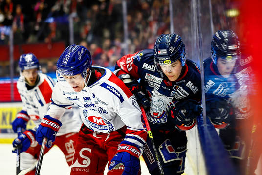 Oskarshamns Hampus Plato och Linköpings Max Lindroth