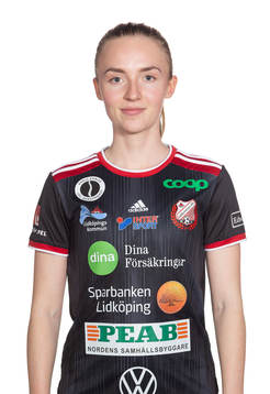 Lidköpings Jennifer Davidsson poserar för ett porträtt den 17 mars 2022 i Lidköping.