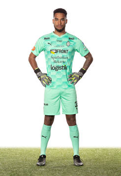 Eskilstunas Lamin Sarr poserar för ett porträtt den 18 mars 202i Eskilstuna.