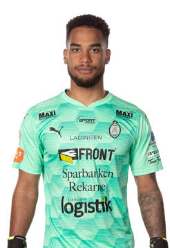 Eskilstunas Lamin Sarr poserar för ett porträtt den 18 mars 202i Eskilstuna.