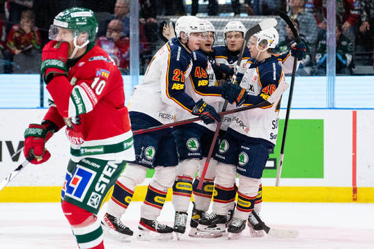 Djurgårdens Rhett Rakhshani jublar