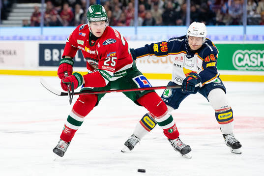 Frölundas Elmer Söderblom och Djurgårdens Rhett Rakhshani