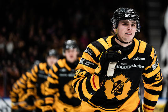 Skellefteås Linus Karlsson jublar