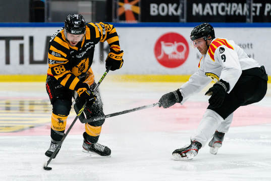 Skellefteås Jayce Hawryluk och Brynäs Anton Mylläri