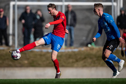 Helsingborgs Rasmus Jönsson och Halmstads Andreas Bengtsson