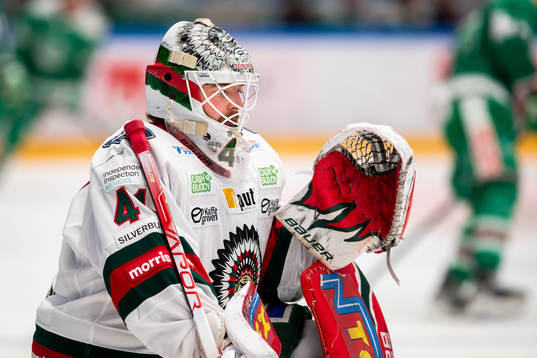 Frölundas målvakt Niklas Rubin