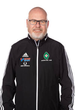 Skövdes Ass Tränare Mikael Lindgren poserar för ett porträtt den 21 mars 2022 i Skövde.