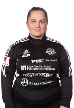 Rävåsens Assisterande lagledare, Elin Palonen poserar för ett porträtt den 22 mars 2022 i Karlskoga.