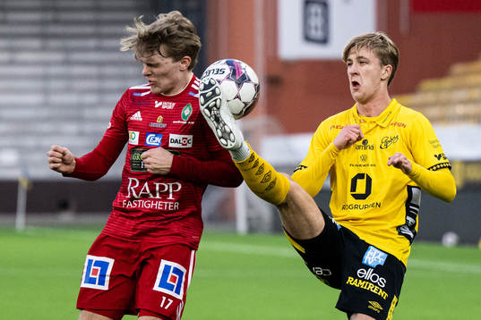 Skövdes Samuel Glad och Elfsborgs Adam Johansson