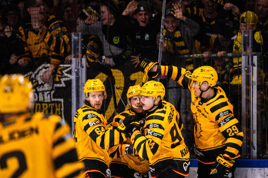 Skellefteås Linus Karlsson jublar