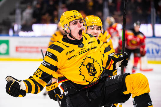 Skellefteås Linus Karlsson jublar