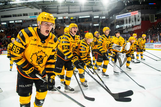 Skellefteås Rickard Hugg, Linus Karlsson och Jonathan