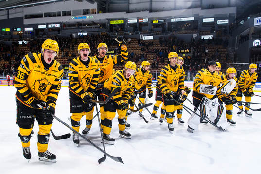 Skellefteås Rickard Hugg, Linus Karlsson, Joakim