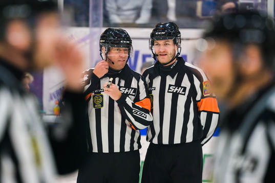 Domare Sören Persson och Daniel Eriksson